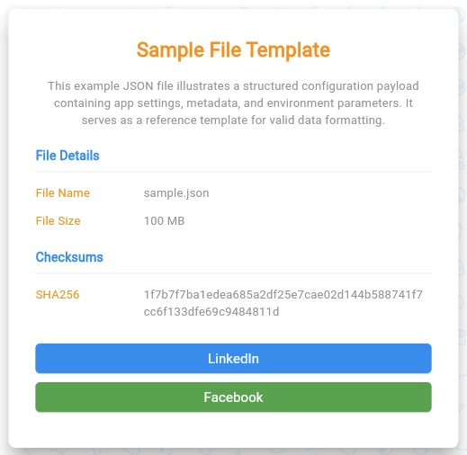 Smart link templates